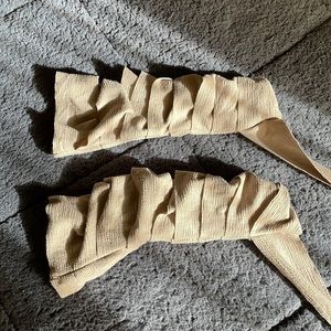 Star Wars Authentic Galaxies Edge arm wraps for Rae costume.